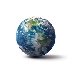3d Rendering Earth Globe Images,Planet earth isolated on white background,3d Earth planet on white background