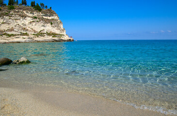 Fototapeta premium Landscape of the blue sea