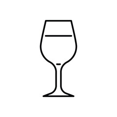 Wine Glass vector icon