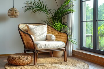 living room corner with arm chair design