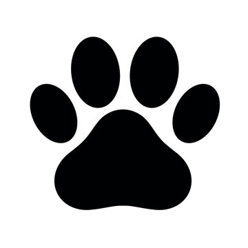 recommend clip art: cat paw icon print vector silhouette logo - kitten footprint