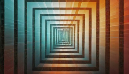 Abstract optical illusion squares background