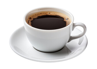 Naklejka premium PNG Coffee cup saucer drink