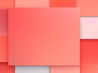 Coral minimalistic geometric abstract background with seamless dynamic square suit for corporate, business, wedding art display products blank 