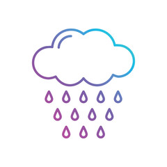 Rain vector icon