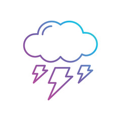 Storm  vector icon