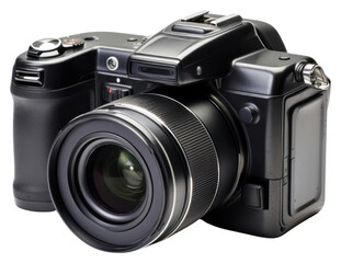 Fototapeta premium PNG Digital photo camera photographing electronics technology