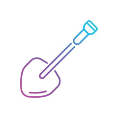 Shovel vector icon