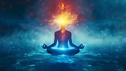 The Power of Deep Meditation: Building Spiritual Connections through Astral Communication and Telepathy. Concept Meditation, Astral Communication, Telepathy, Spiritual Connections