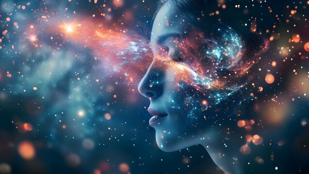 The Commanding Power of Hermetic Law: Mentalism in the Universe. Concept Spiritual Enlightenment, Universal Laws, Mental Mastery, Hermetic Philosophy