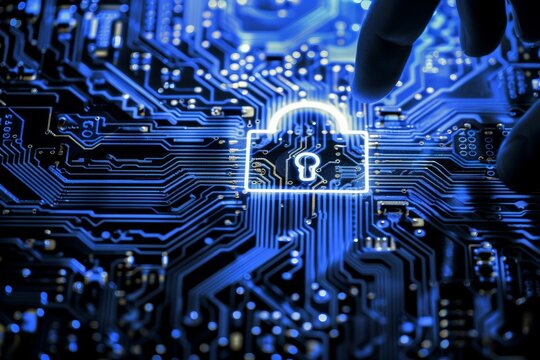 Utilize secure router technology and cyber lock to safeguard user privacy in business, ensuring robust personal data encryption and security management.
