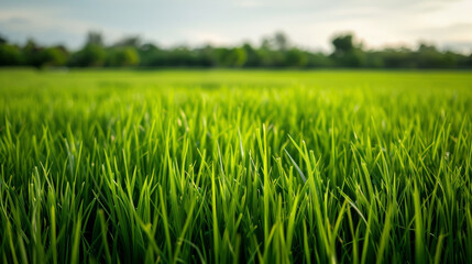 Fototapeta premium Rich green fields
