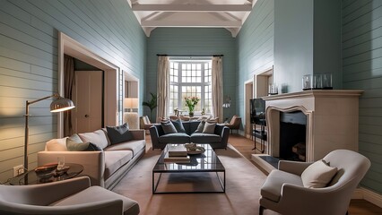 Living room interior design 