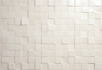 Old beige tile wall background
