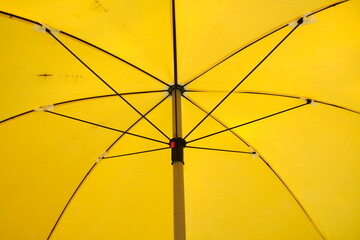 yellow umbrella