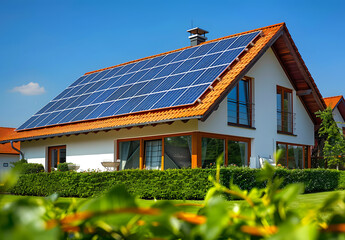 Energy Subsidies Boosting Clean Energy: Solar Panels on an Efficient Home