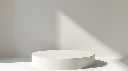 3d product unique platform in minimalistic style