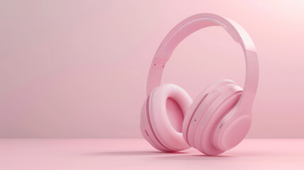 pink wireless headphones