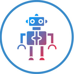 Robot Icon Style