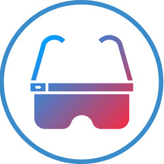 Smart Glasses Icon Style