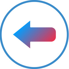 Left Arrow Icon Style