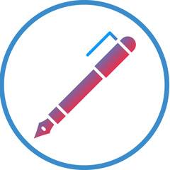 Fountain Pen Icon Style