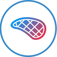 Steak Icon Style