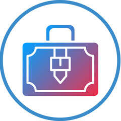 Briefcase Icon Style