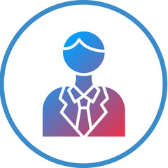 Businessman Icon Style