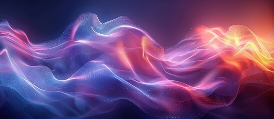 colorful abstract background, gradient from dark blue to purple