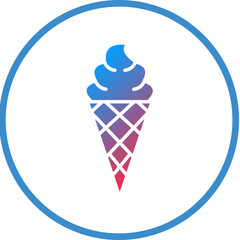 Ice Cream Icon Style