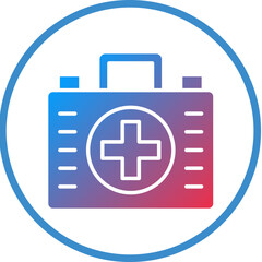 First Aid Kit Icon Style