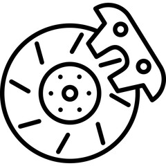 Disc Brake Icon