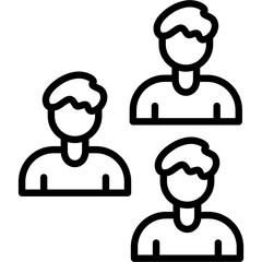 Obraz premium Audiences Icon