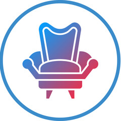 Armchair Icon Style