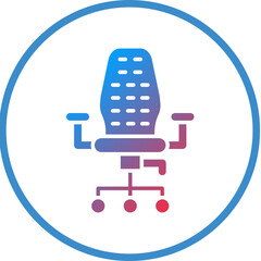 Office Chair Icon Style