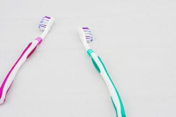 toothbrush with toothpaste