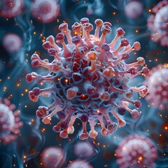 Visually Captivating Microscopic Time Lapse of Coronavirus Replication Process in Scientific