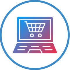 Online Shopping Icon Style