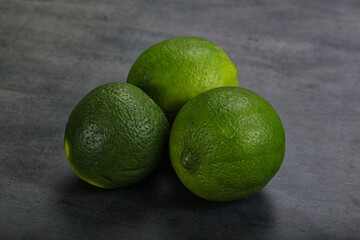 Green sour tropical Lime fruit