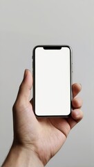 hand holding smart phone