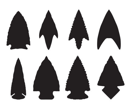 Indian Arrowhead svg, Arrowhead PNG, Arrowhead Outline SVG, Indian Arrowhead bundle, arrowhead vector

