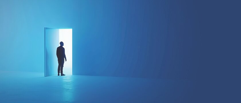 a person's transition from job loss to finding a new opportunity online.