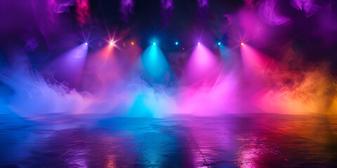 Spectacular Show: Lighting Up the Stage", "Colorful Illumination: The Art of Stage Lighting"