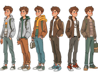 Customize your schoolboy blazer  with various hobbies and lifestyles. Editable art for personalization. Perfect for personalizing!