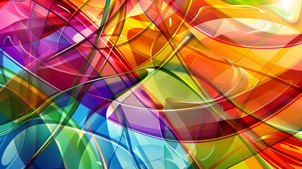 Obraz premium Colorful glass background ,vector image