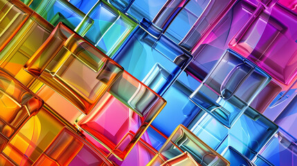 Colorful glass background ,vector image