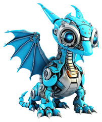 PNG Cartoon dragon robot representation.