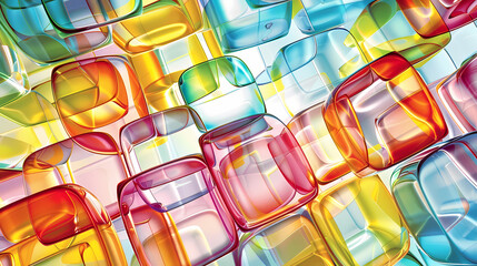 Colorful glass background ,vector image