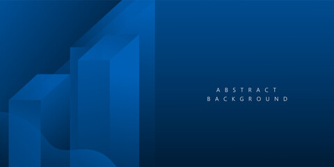 Abstract background Blue shape with technology concept for template, poster, wallpaper, flyer design. Vector illustration